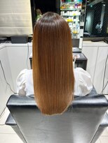 【ダメージレスブリーチ縮毛矯正】艶髪エステ縮毛矯正
