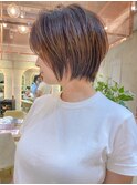 【工藤 昴】グレージュカラーボブウルフココアベージュ錦糸町