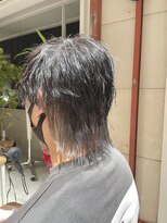 ホワイトストーン WHITE STONE&nbsp;熊本メンズウルフインナーカラー20代ヘアスタイル