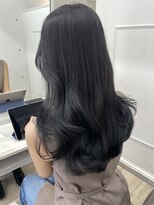 シーン(seen)&nbsp;【くびれヘア×ブルーグレージュ】小顔カット　グレージュカラー