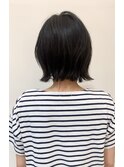 切りっぱなしボブ