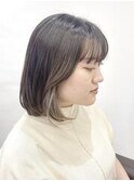 ホワイトグレージュ / インナーカラー