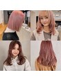 アルバム 銀座(ALBUM GINZA) ブリーチをしたpink color、beige color得意です♪［ブリーチ]