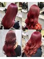 グラッジ 池袋(GLADGE)&nbsp;艶のあるチェリーカラー大人気です☆
