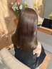 【感動の極上ストレート】セレキュアストレート縮毛矯正＋カラー＊カットなし