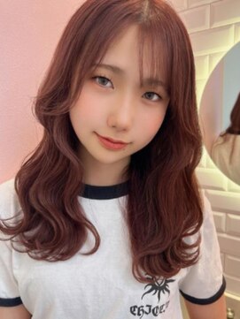 ミミヘアーガーデン(mimi hair garden) オレンジブラウン×ピンクブラウン