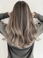 ネックス 表参道本店(nex)&nbsp;デザインカラーレイヤーカットウェットヘアオーリブベージュ