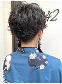 【morio池袋】ニュアンスパーマ＿刈り上げショート