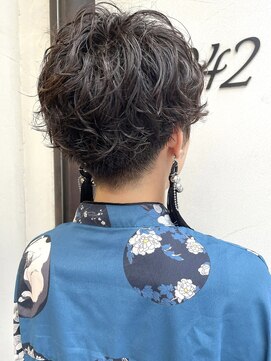 ラウンジ モリオ イケブクロ(Lounge MORIO Ikebukuro) 【morio池袋】ニュアンスパーマ_刈り上げショート