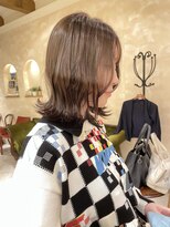 くびれヘア/ミディアム/レイヤー/20代30代40代/有楽町/銀座