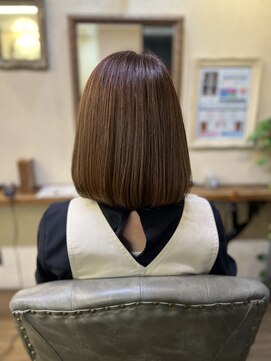 ベレッタ 枚方店(veretta.) ワンカールで作るボブスタイル30代/40代/50代(田村良平)