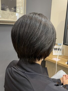 アルター(aL ter) 【ショート×トリートメント】黒髪/ボブルフ/ネビージュ/林愛華