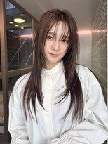 フィルムス 田町芝浦(FILMS) ミニウルフ黒染め髪質改善縮毛矯正酸性ストレートレイヤー/田町