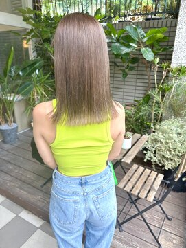 ダブル(W) 【hair salon W】ハイトーン質感再整トリートメント