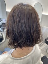 グラムヘアー(GLAM HAIR)&nbsp;ボブのデジタルパーマヘアー