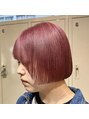 デート 下北沢(DATE) ツヤ髪ピンク×ボブ ブリーチ1回トリートメント【下北沢駅】
