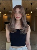 透明感とレイヤーたっぷりヘア