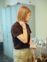 カラン(caran)&nbsp;ブロンドボブ【@hair_mazda】