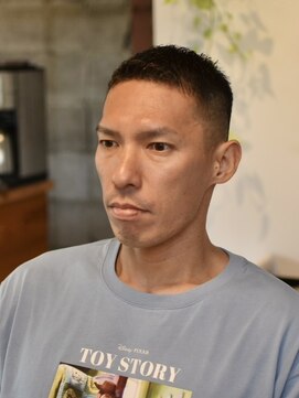 リム メンズヘア(LIM men's hair) 短髪濡れ感ソフモヒフェード【メンズカット/倉敷/中島】