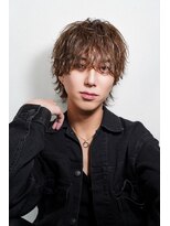 エン(EN) 三宮波巻きスパイラルパーマシャドウパーマメンズセンターパート