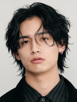 フィフス 大分(fifth)&nbsp;大分メンズパーマルーズパーマシャドウパーマセンターパート緩め