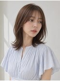 【NOA】顔まわりくびれレイヤー艶感ミディ