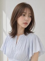 ノア(NOA)&nbsp;【NOA】顔まわりくびれレイヤー艶感ミディ