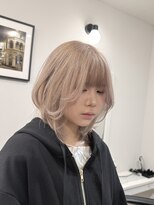 フリーダムガーデン 岡山駅前店(freedom garden)&nbsp;10代20代圧倒的可愛いミルクティーベージュ&ショートレイヤー