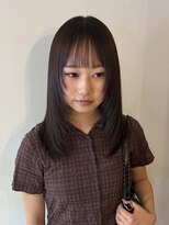ロカリタ キョウト 千本丸太町店(ROCAReTA kyoto)&nbsp;レイヤーカット/ミディアムレイヤー/顔まわりカット
