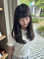 ルトワフクロマチ(Lutowa Fukuromachi) ダークパープル/ナチュラルショート/ミルクブラウン/夏/レイヤー