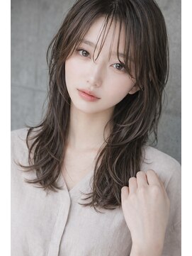 ヘアーズ ベリー 椥辻店(hairs BERRY) 秋の抜け感グレージュ大人ナチュラルハッシュカット30代40代