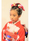 ソフトな日本髪