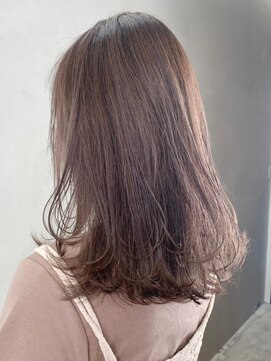 アルバム 銀座(ALBUM GINZA) グレージュロング_フォギーベージュウェーブパーマ_ba294891