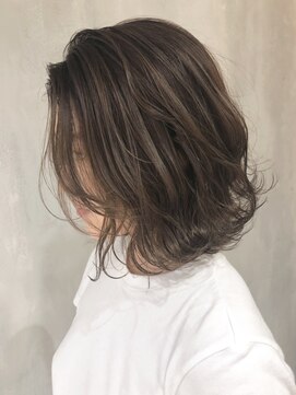 アルバム 渋谷パルコ(ALBUM) グレージュハイライト_オリーブカラーハイライトカラー_ba140993