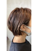 ニコ(NICCO) 明るめ白髪染め☆インナーカラー☆