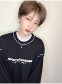 韓国風スタイルバング