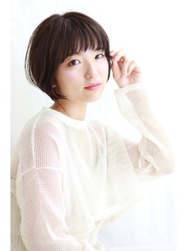 ヘアリゾート ラグーン(hair+resort lagoon) 【lagoon田辺佳菜】大人かわいいボブショート×ハイライトカラー