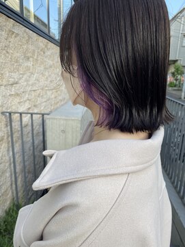 レオニード 表参道(LEONID) イヤリングカラー/韓国ヘア/レイヤーボブ