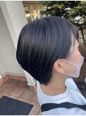 透明感アップ ブルーブラックカラー