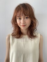 アスター(astar)&nbsp;【astar】くびれミディ　デジタルパーマ　くせ毛風