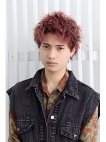 ネイビー(NAVY)&nbsp;スラッシャーマットショート　アップバング　短髪　ツイスト