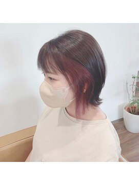 ルセ イノベーション 蓮田店(Ruse innovation) 耳掛け可愛い外ハネスタイル