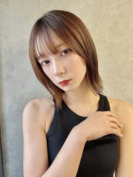 アイユー(ii+U) ナチュラルボブ　韓国　大人可愛い　ニュアンスカラー