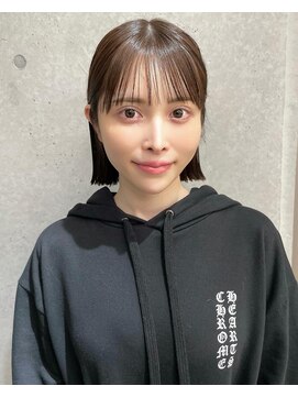 サンド 池袋(sand) 前髪パーマ/マチルボブ/髪質改善/アッシュカラー/グレーベージュ