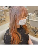 ヘアメイク アージュ 大野城 下大利店(HAIR MAKE age)&nbsp;ハイトーンカラー×インナーカラー　20代30代