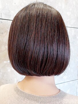 ヴィラ 雲雀丘花屋敷店(Villa) 20代30代大人可愛い髪質改善カラーダークブラウン透明感ボブ