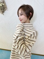 ロンド ストラーダ 心斎橋(Lond strada)&nbsp;ショート×ハイライト白髪ぼかし×切りっぱなしボブ[心斎橋]