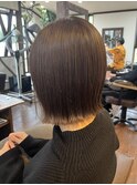 切りっぱなしボブ