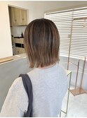 ナチュラルバレイヤージュカラー