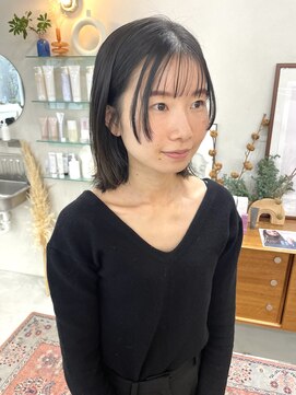 ヘアー アイス カンナ(HAIR ICI Canna) ＊似合わせカット＊シースルー前髪が可愛いいくびれミディアム